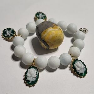 White vintage bracelet